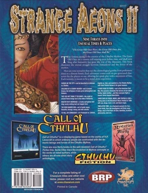 Call Of Cthulhu - 6th edition - Strange Aeons 2 (B-Grade) (Genbrug)